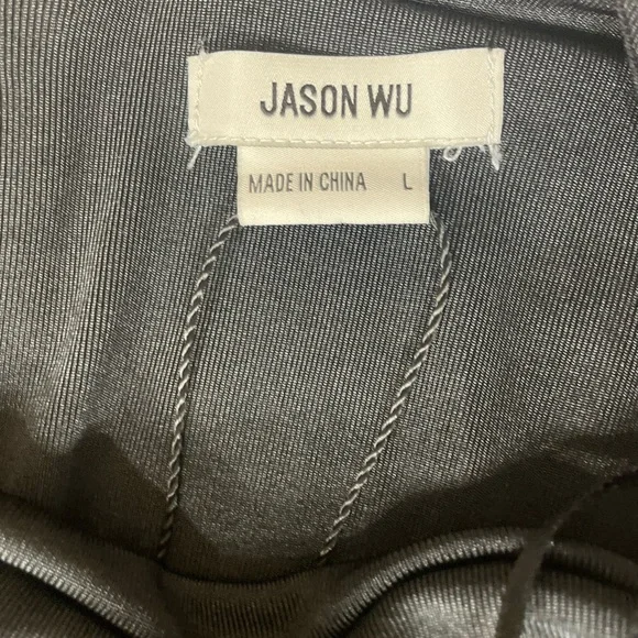 NWT Jason Wu Cowl Neck Ruched Waist Open Back Maxi Dress (D-1) - Picture 8 of 12